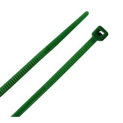 Home Plus 4 in. L Green Cable Tie 100 pk