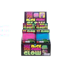 Needoh Nice Cube Glow Squish Toy Assorted
