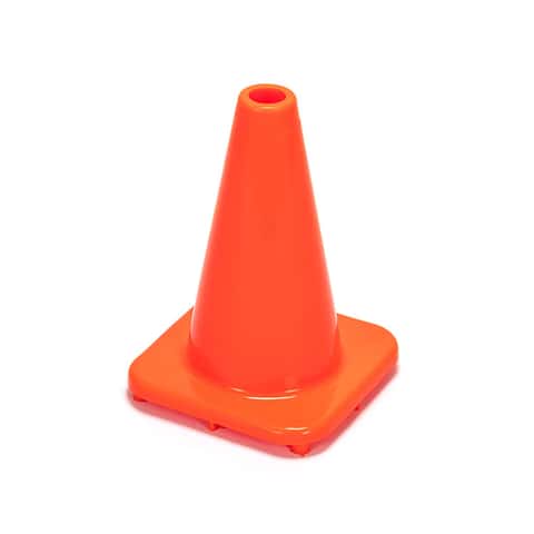 24 of Orange Traffic Cones 18 Inch , Multipurpose PVC Plastic Safety Cone