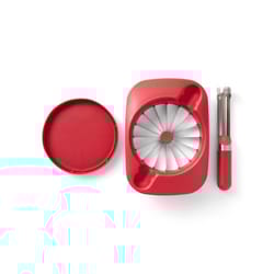 Chef'n Red Plastic/Stainless Steel Apple Corer
