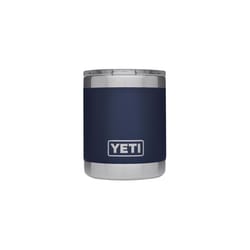 YETI Rambler 10 oz Navy BPA Free Lowball Tumbler with MagSlider Lid