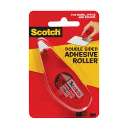 3M Scotch Red 312 in. L X 1/4 in. W Adhesive Roller