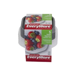 Good Cook EveryWare 2.1 cups Clear Food Storage Container Set 5 pk