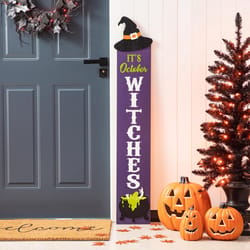 Glitzhome 48 in. Witch Hat Halloween Decor