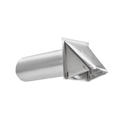 Lambro 11 in. L X 4 in. D Silver Aluminum Wall Exhaust Hood