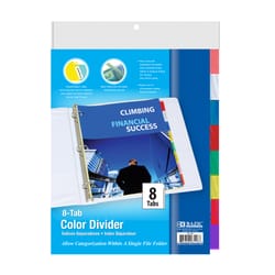 Bazic Products Multicolored Binder Dividers 1 pk