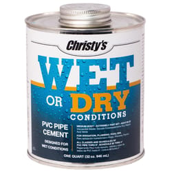 Christy's Wet or Dry Blue Cement For PVC 4 oz