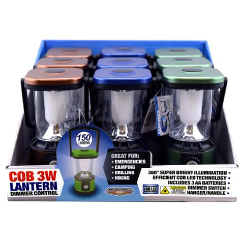 Blazing Ledz 12 LED Battery Operated Camping Lantern (2-Pack)