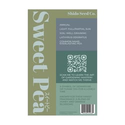 Chive Shido Seed Co. Sweet Pea Seeds 1 pk