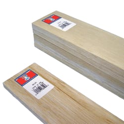 Midwest Products 1/2 in. X 3 in. W X 36 in. L Balsawood Sheet #2/BTR Premium Grade