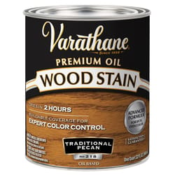 Varathane Semi-Transparent Traditional Pecan Oil-Based Urethane Modified Alkyd Wood Stain 1 qt