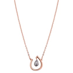 Montana Silversmiths Women's Elegant Aura Rose Gold Necklace One Size Fits Most