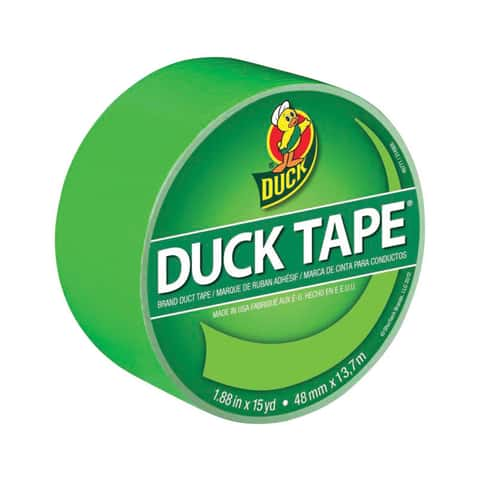 Duck 1.88 in. W X 15 yd L Neon Green Solid Duct Tape - Ace Hardware