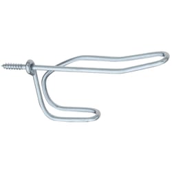 National Hardware 4 in. L Zinc-Plated Silver Steel Coat/Hat Hook 35 lb. cap. 1 pk