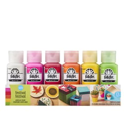 FolkArt Matte Assorted Acrylic Paint Set Exterior and Interior 24 oz