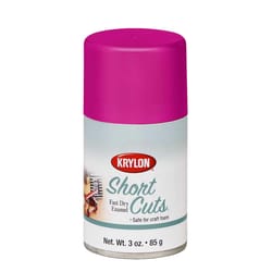 Krylon Short Cuts Gloss Hot Pink Spray Paint 3 oz