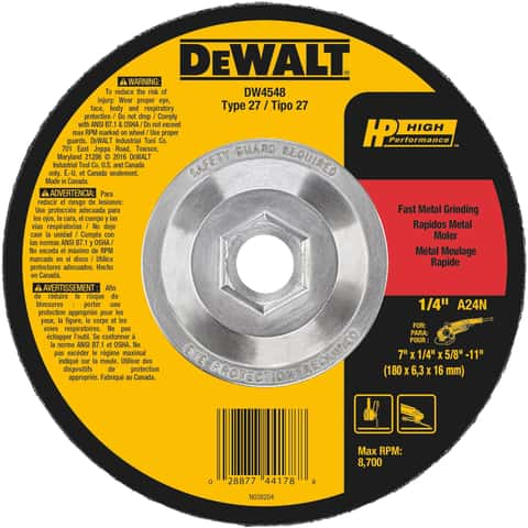 DEWALT Carbide Grinding Wheel/Disc for Masonry, Cement, Cinder