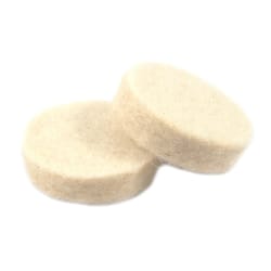 Forney 1 in. Felt Replacement Polishing Wheel 2 pc