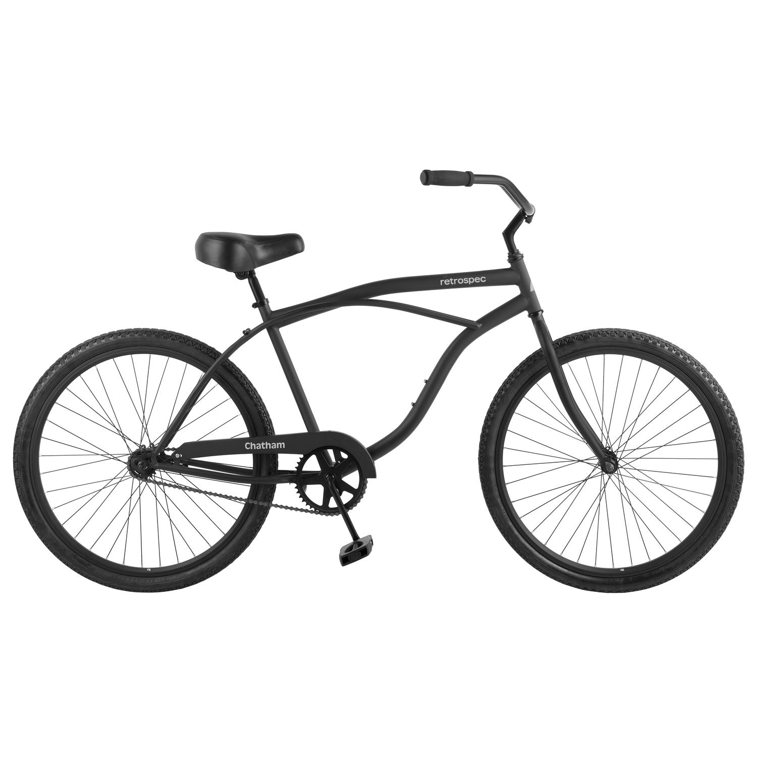 Retrospec Chatham Men 26 in. D Cruiser Bicycle Matte Black Sansujyuku sansujyuku.com