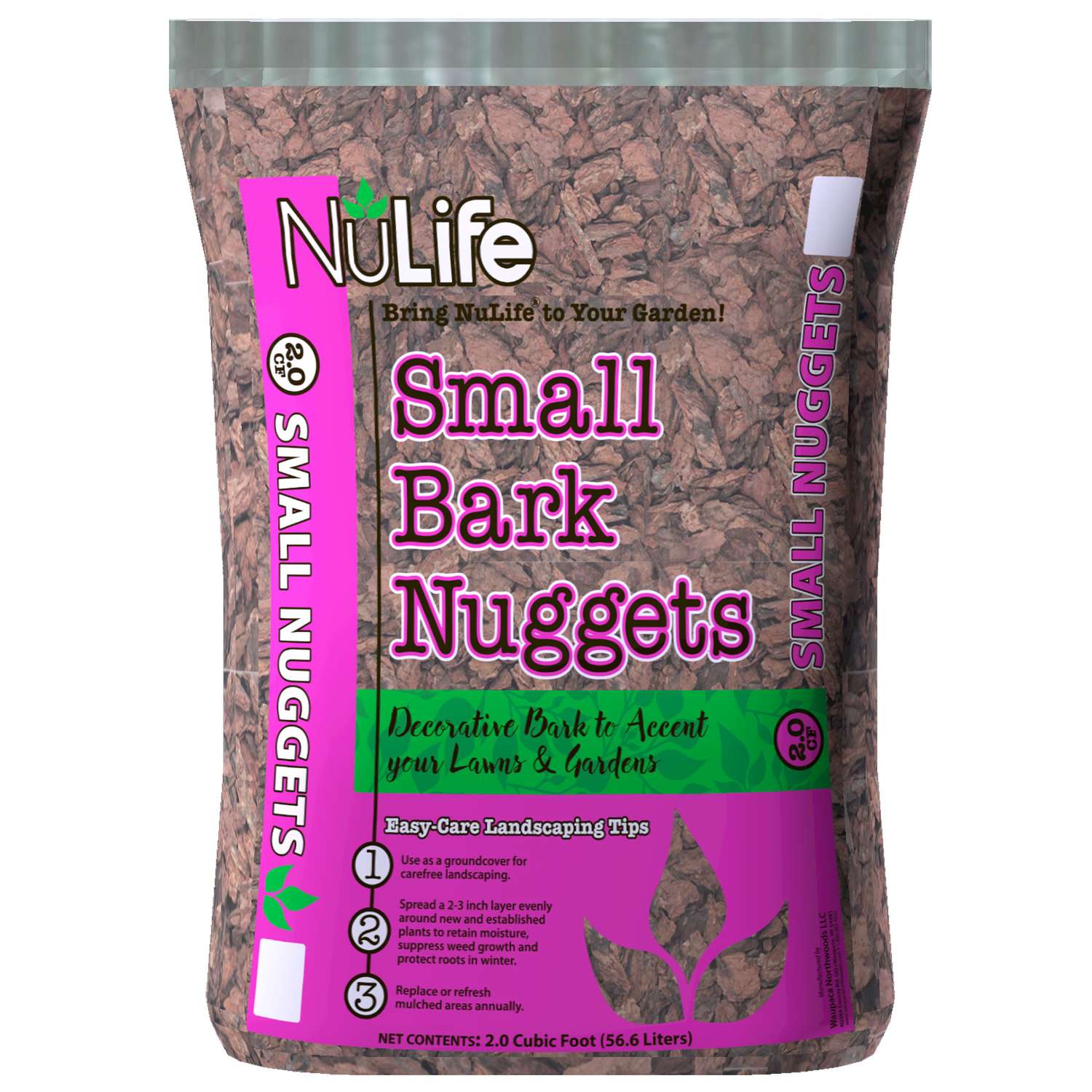 NuLife Natural Bark Nuggets 2 cu ft Ace Hardware