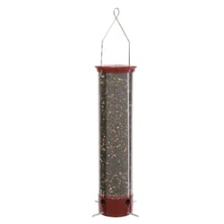 Droll Yankees Dipper Wild Bird 5 lb Polycarbonate Tube Bird Feeder 4 ports