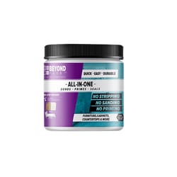 Beyond Paint All-In-One Flat Licorice Water-Based Paint Exterior and Interior 1 pt