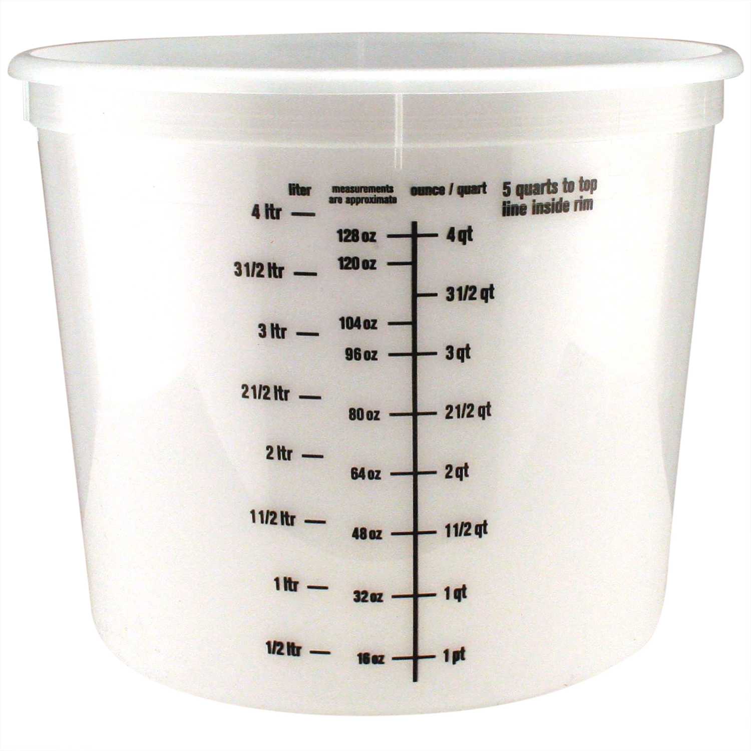 Ace Clear 5 qt. Plastic Bucket Ace Hardware