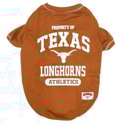 Pets First Team Color Texas Longhorns Dog T-Shirt Extra Small