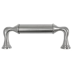 Laurey Kensington Bar Cabinet Pull 3-3/4 in. Brushed Satin Nickel Silver 1 pk