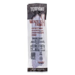 Wenzel's Farm Teriyaki Beef Stick 8 oz Pouch