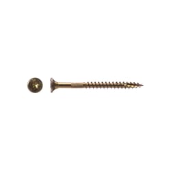 Big Timber No. 8 X 2 in. L Star Yellow Zinc Deep Wood Screws 150 pk