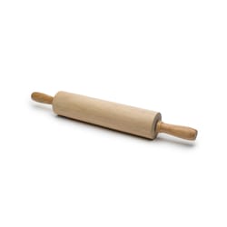 Fox Run 20 in. L X 2.75 in. D Wood Rolling Pin Beige