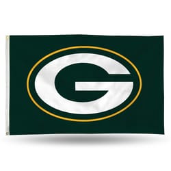 Rico Green Bay Packers Flag 0.125 in. H X 3 ft. W X 5 ft. L