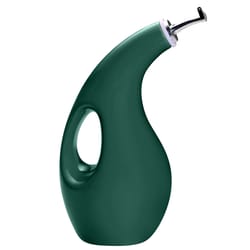 Rachael Ray Cucina Dark Green Stoneware EVOO Bottle 24 oz