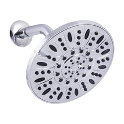 OakBrook Chrome PVC 3 settings Wallmount Showerhead 1.8 gal