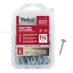 Teks No. 8 in. X 1-1/4 in. L Phillips Truss Head Lath Screws