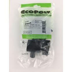 Flair-It Ecopoly 3/4 in. Crimp X 3/4 in. Plastic Straight Stop Valve