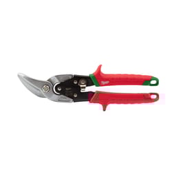 Milwaukee 10 in. Forged Alloy Steel Left Serrated Offset Aviation Snips 22 Ga. 1 pk