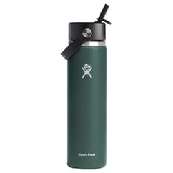 Hydroflask 24 oz Fir Wide Mouth Bottle with Straw Cap