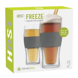 HOST Freeze Plastic Cooling Pint Glass