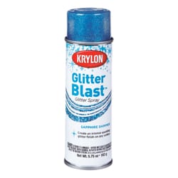 Krylon Glitter Blast Sapphire Shimmer Spray Paint 5.75 oz
