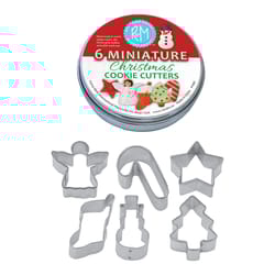 R&M International Corp Cookie Cutter Set Silver 6 pc