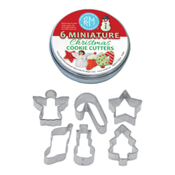 R&M International Corp Cookie Cutter Set Silver 6 pc