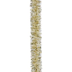 Holiday Trims 4 in. D X 18 ft. L Snowy Deluxe Tinsel