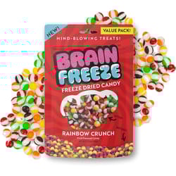 Brain Freeze Rainbow Crunch Fruit Candy 5.6 oz