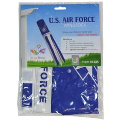 In the Breeze US Air Force Windsock 40 in. H X 6 in. W
