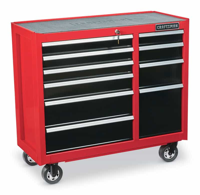 Craftsman 41 In 10 Drawer Metal Rolling Tool Cabinet 39 1 2 In H