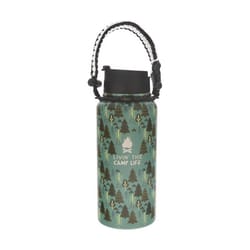 Pavilion We People 32 oz Green BPA Free Camp Life Water Bottle