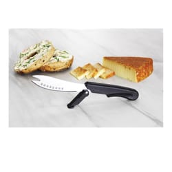 Prodyne Black/Silver Stainless Steel/ABS Plastic Spreader Knife