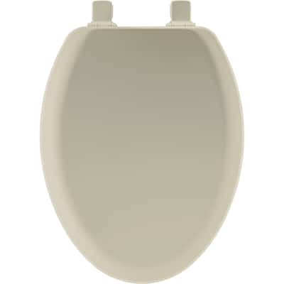 Mayfair Elongated Bone Molded Wood Toilet Seat - Ace Hardware